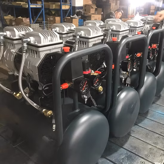 Scroll Air Compressor Low Noise Air Cooling Belt Driven High Performance Oil Free